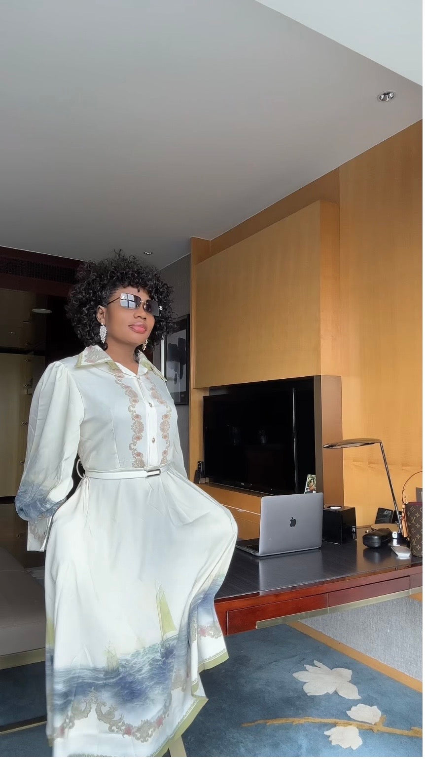 Robe Chemise Fluide – Classe & Élégance Sans Effort