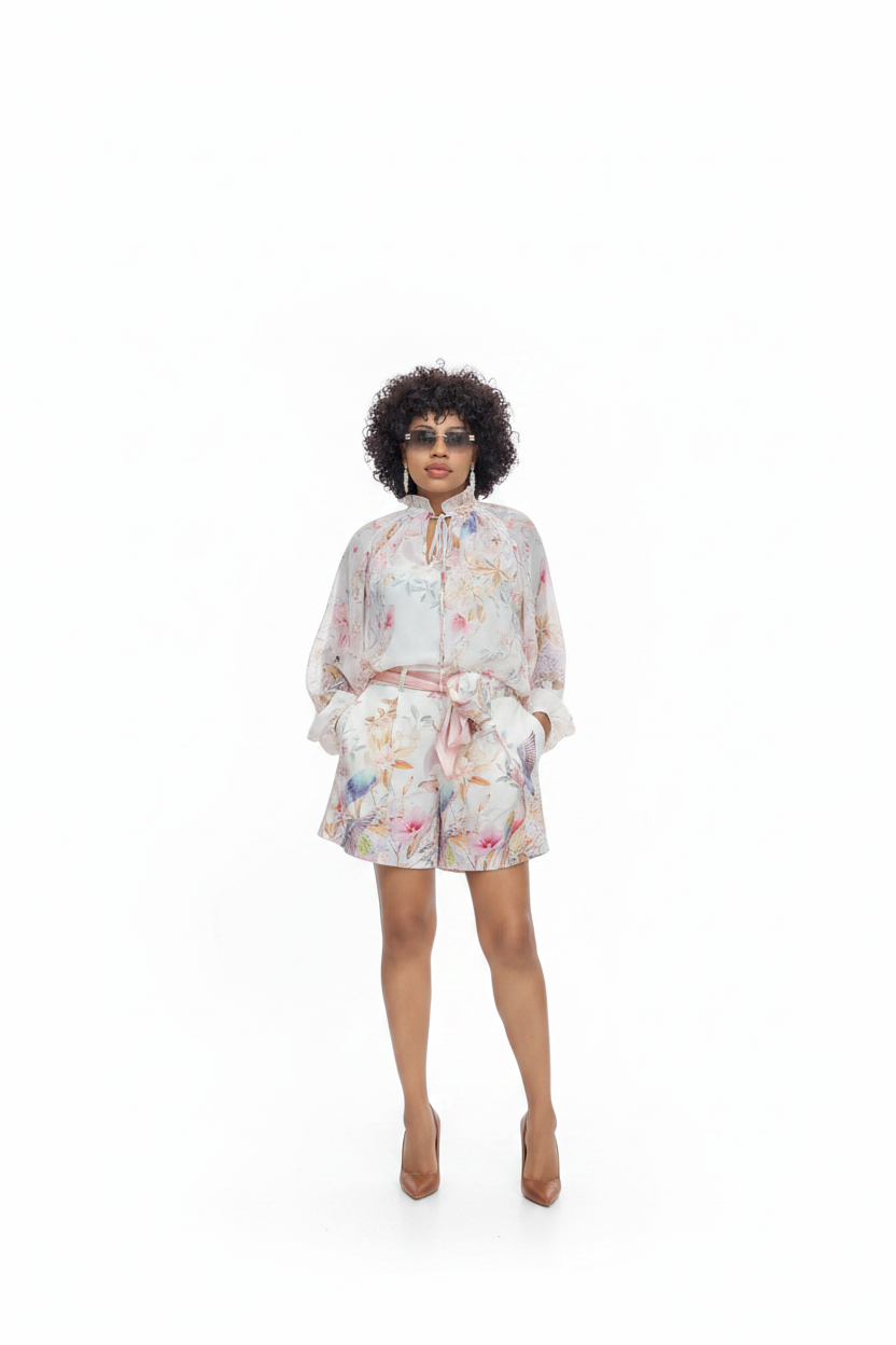 Mode Femme - Ensemble floral ESHIKI Design 2