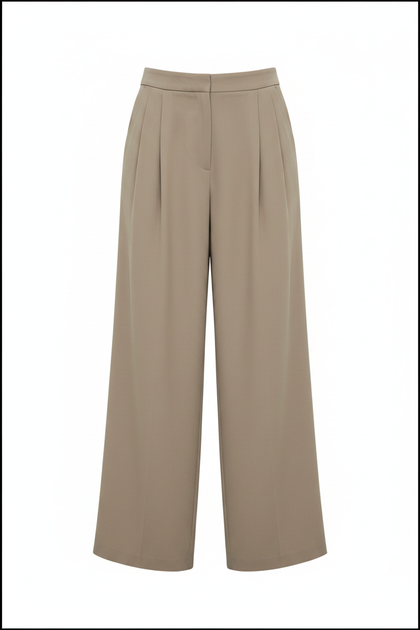 Pantalon exact à plat