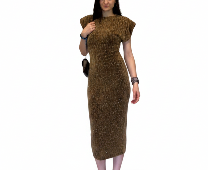 Robe dorée - Photo 2