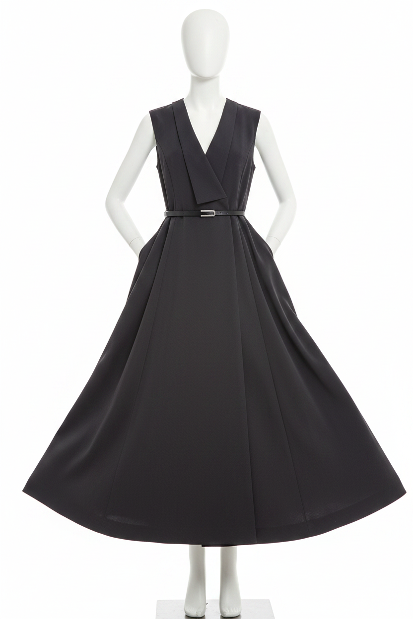 Robe mannequin fond blanc - ceinture corrigée