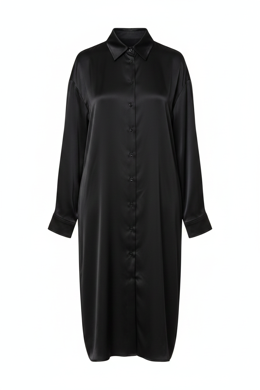 Robe noire - fond blanc sans mannequin